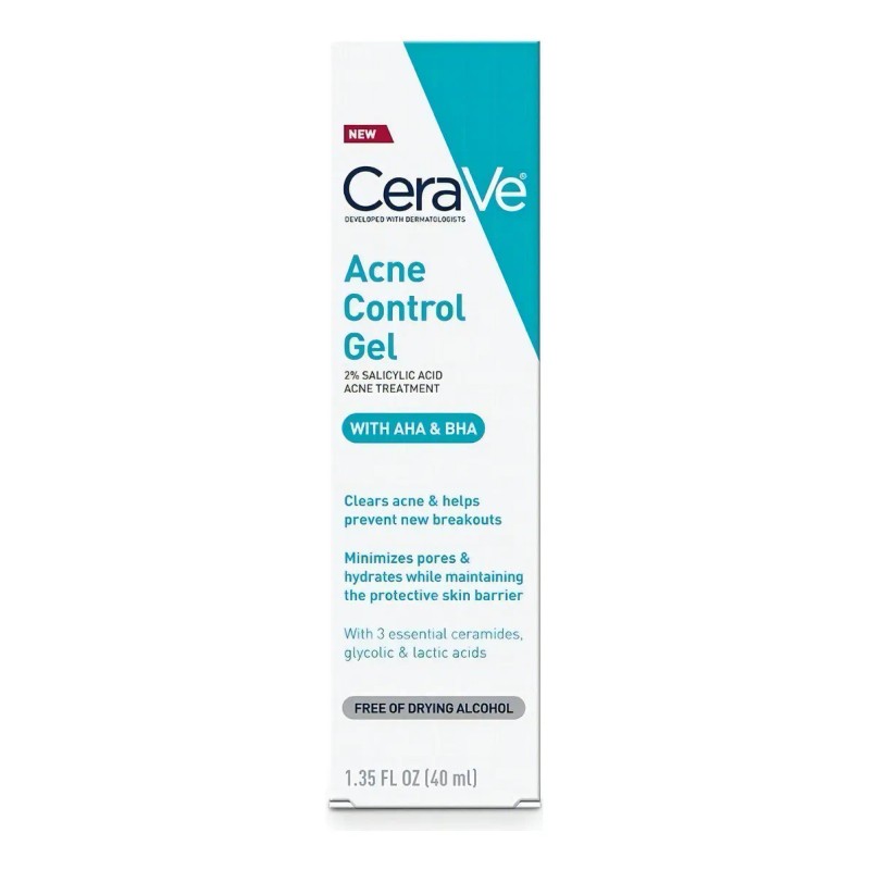 Gel Anti-acné Cerave Sin Aceite Controla Elimina Brotes