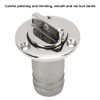 Stainless Steel Boat Drain Plug Kit Oval Garboard Drain Plug