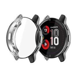 Venu 2 Plus Case, Lamshaw All-Around Protective TPU Bumper Cover Screen Protector Case Cover Compatible for Garmin Venu 2 Plus Smartwatch (4 Pack)