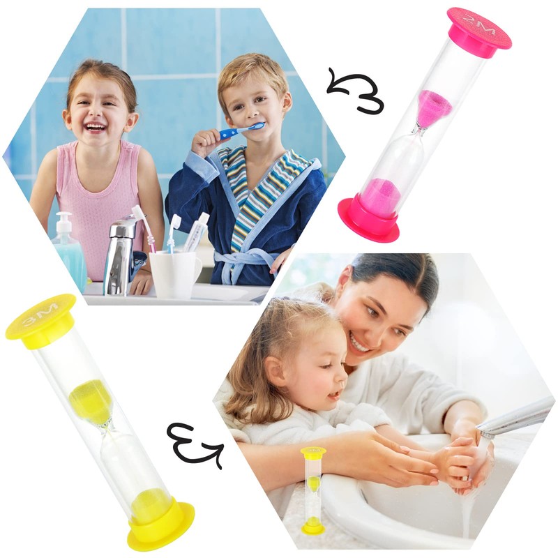 GOYADA Set of 36 Sand Timers, 6 Colours, 30 S/1