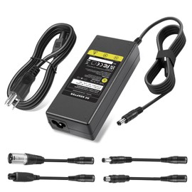 42V 2A Scooter Charger -Fast Charger with 5 Connections, Razor/Jetson/Voyage Charger, gotrax Electric Scooter Charger, ninebot Electric Scooter Charger for 36V 10S Li-ion Battery.