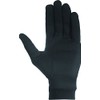 Chiba Men's Liner Gloves, Silk, Black, L