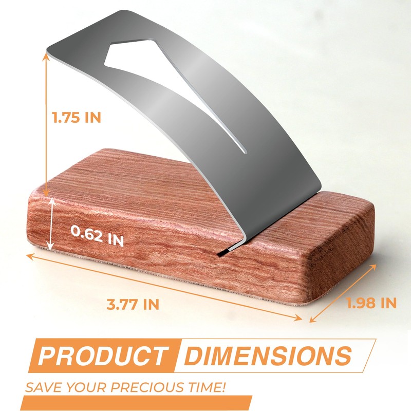 Savina Zipper Jig Tool, Hardwood & Stainless Steel Zipper Installing