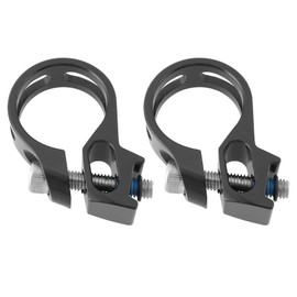 SG Store 2 x 22.7 mm Discreet Trigger Clamp for Bicycles Replacement for Gear Lever Clamp Compatible with SRAM Discrete X5 X7 X9 X0 XX XO1XX1 Black