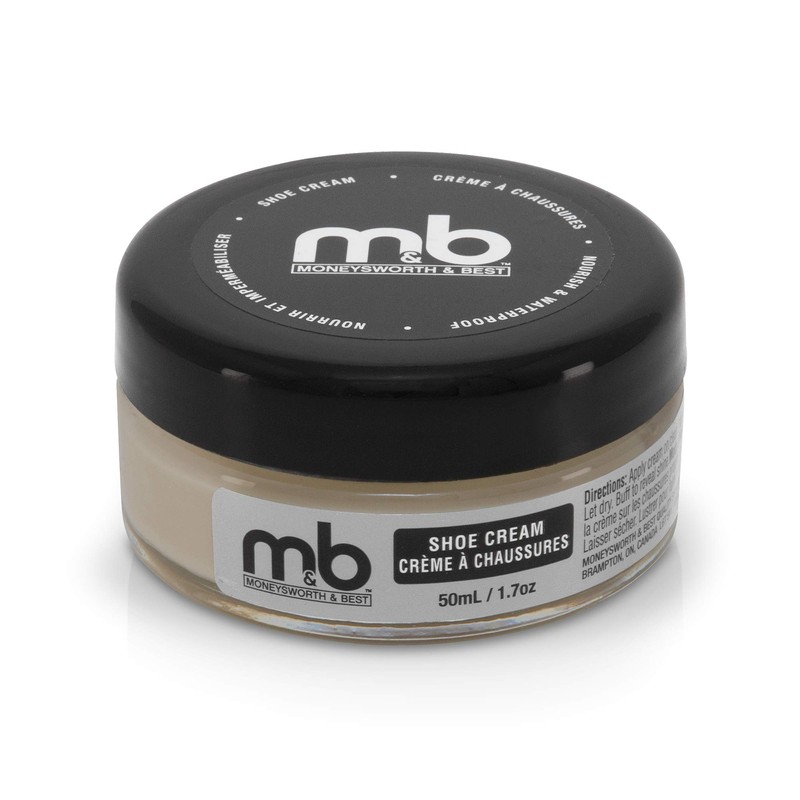 Moneysworth & Best Shoe Cream, Beige, Dye, 50mL/1.7oz