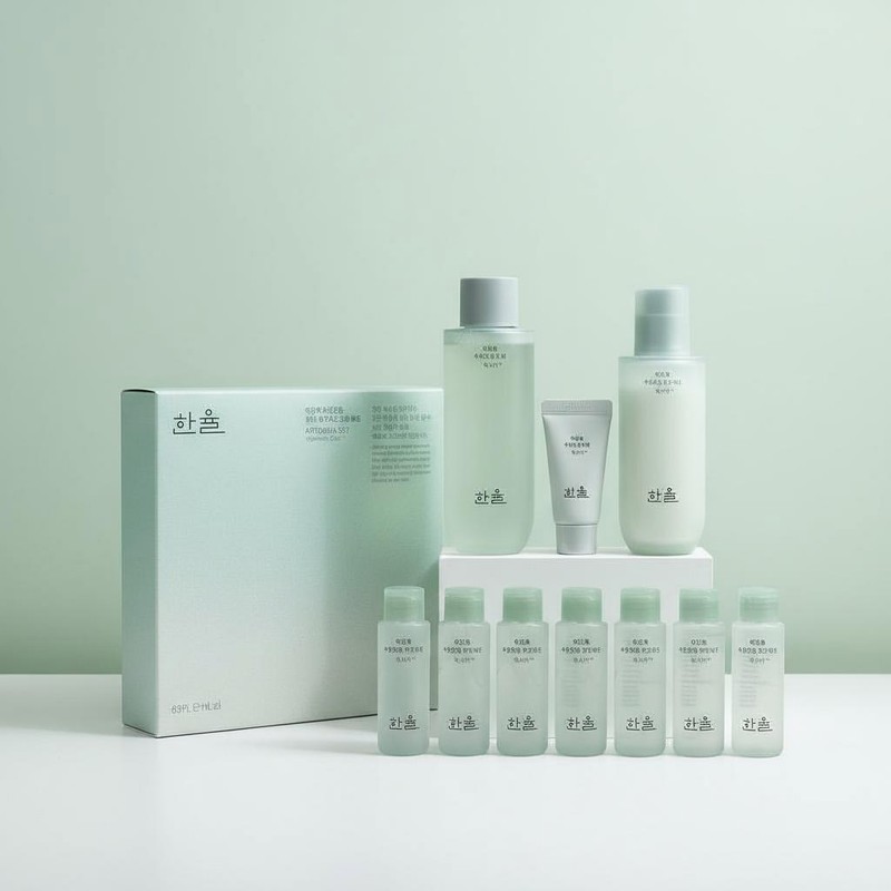 Hanyul Artemisia Moisture Soothing 2-Piece Set + Toner Lotion Cream