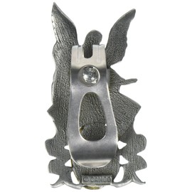 Cathedral Art Auto Abbey & CA St. Christopher Guardian Angel Sun Visor Clip-Car and Automotive Accessories, Religious Gifts for Christians or Catholics, Charms for Travel Protection, Original Version