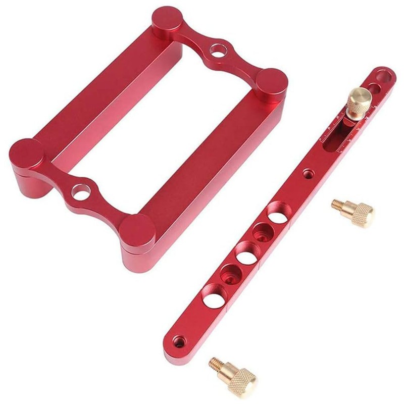 ANPTGHT Self Centering Doweling Jig Woodworking Joinery Hole Drill Guide