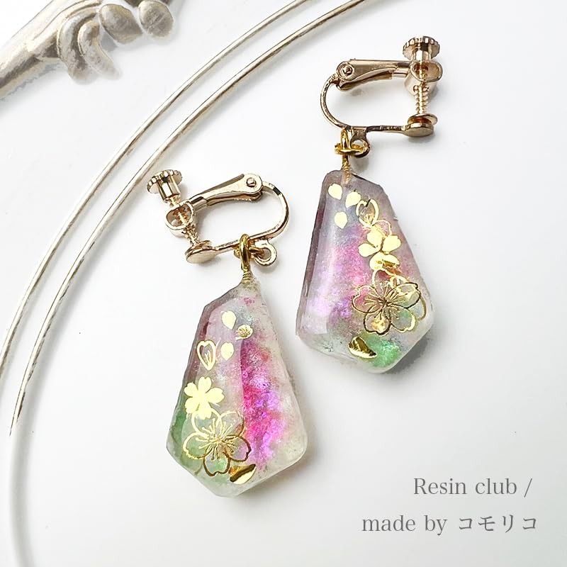 Resin Club Resin Seal, Cherry Blossom 6, Gold