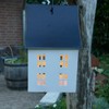 Lantern - Light House in White - Black for Hanging
