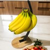 BetLight Solid Banana Hanger/Holder-Wooden Base with Metal Hook Fruit Stand,