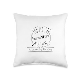 Coastal Treasures Carmel by The Sea Bare Foot and Beach Mode Throw Pillow, 16x16, Multicolor