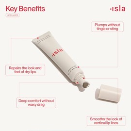 ISLA Lipid Layer Lip Balm reconstruye la barrera labial e hidrata profundamente los labios secos y agrietados, ceramidas, esferas hialurónicas y bio-l