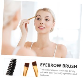 FOMIYES 6pcs Eyebrow Brush Mascara Brush Eyelash Brow Makeup Eye Powder Brush Eye Brow Brush Spoolie Brush Skull Stationary Long-lasting Makeup Brush Angled Eyebrow Brushes for Make up