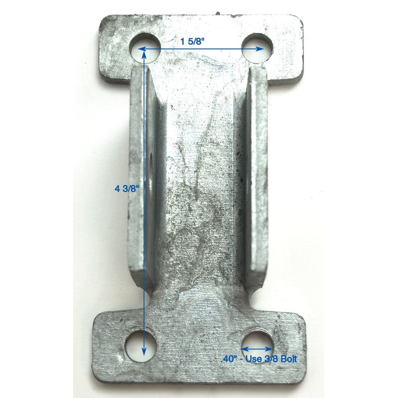 Sturdy Built (Qty 2)- Boat Trailer Bolt On 4 Hole