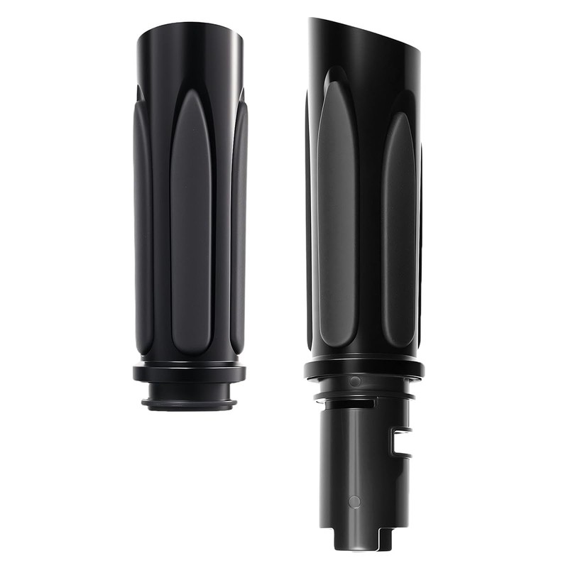 All Black Hand Grips Compatible for Harley Touring Street Road