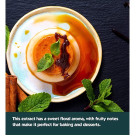 32 oz Pure Vanilla Extract - 100% Real Vanilla Extract - For Cooking, Drinks & Desserts - 100% Vegan, Sugar Free & Kosher - Non-GMO & Gluten-Free - Native Vanilla