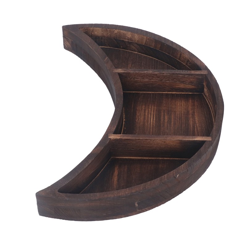 Moon Shelf Room Decor Wall Mounted Crescent Moon Shelf Wooden
