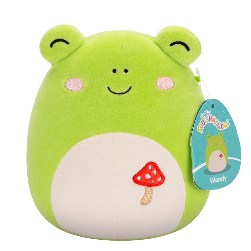 Squishmallows Original 7.5-Inch Wendy the Green Frog