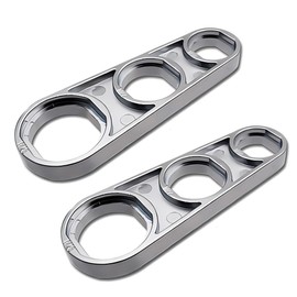 Saipor 2pcs Faucet Aerator Removal Wrench Tool, Multi-Use Faucet Aerator Key 6 Sizes 16/18/20/22/24/28mm Sink Aerator Wrenches for Kitchen Bathroom Faucet Parts