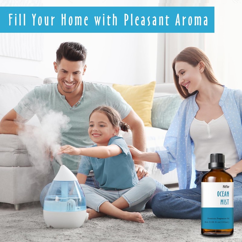 Ocean Mist Fragrance Oil, MitFlor Single Scented Oil, Large Size