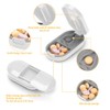 Portable Pill Cutter, Pill Crusher with Stainless Steel Blade, Tablet