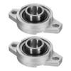 sourcing map 2pcs KFL003 Pillow Block Bearings 8mm Bore Bearing