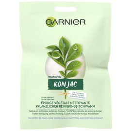 Garnier Face Scrub Konjac Sponge Pimples Remove Pimples Konjac Herbal Cleansing Sponge 1 x 1 Piece