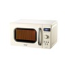 COMFEE' Retro Small Microwave Oven With Compact Size, 9 Preset