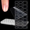 300 Pcs Clear Nail Adhesive Tabs, Waterproof Nail Glue Stickers