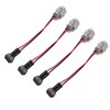 4pcs Fuel Injector Harness Adapter for DENSO Female to EV1