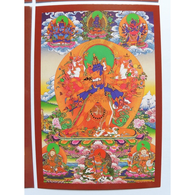 Buddhist Postcards Set of 4 Postcards
