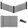Eden's Decor Balcony Privacy Screen Grey 3'x 10' Cover Mesh
