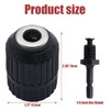 Cionyce 1/2" Quick Change Keyless Drill Chuck Adapter 2.0-13mm, 1/4-Inch