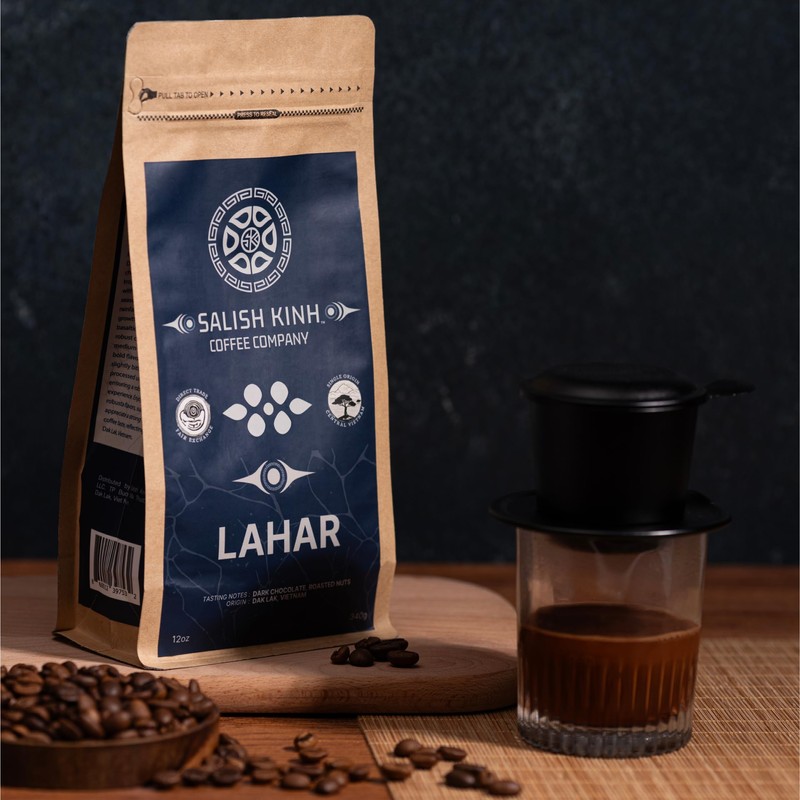 Salish Kinh Whole Bean Coffee | Dark Lahar | 12