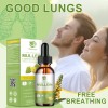 Mullein Leaf Extract Organic Lung Cleanse Drops for Lung Health