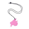 5Pcs Chew Necklace Food Grade Silicone Chewing Pendant for Toddlers