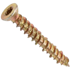 AERZETIX - Set of 20 - Concrete Screws - Direct Mounting without Dowels - Diameter 7.5 x 52 mm - Countersunk Head - Recess - DIY - Renovation - C44661