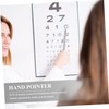 ORFOFE 2pcs Telescopic Stainless Steel Eyesight Test Hand Pointers for