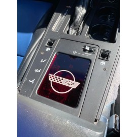 TACCOM C4 Corvette Center Console Cover RED (1984 - 1989)