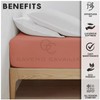 Comfy King Fitted Sheet, Wrinkle Free Plain Bedding Percale Fitted