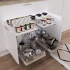 2 Tier Pull Out Cabinet Organizer 11" W X 22"