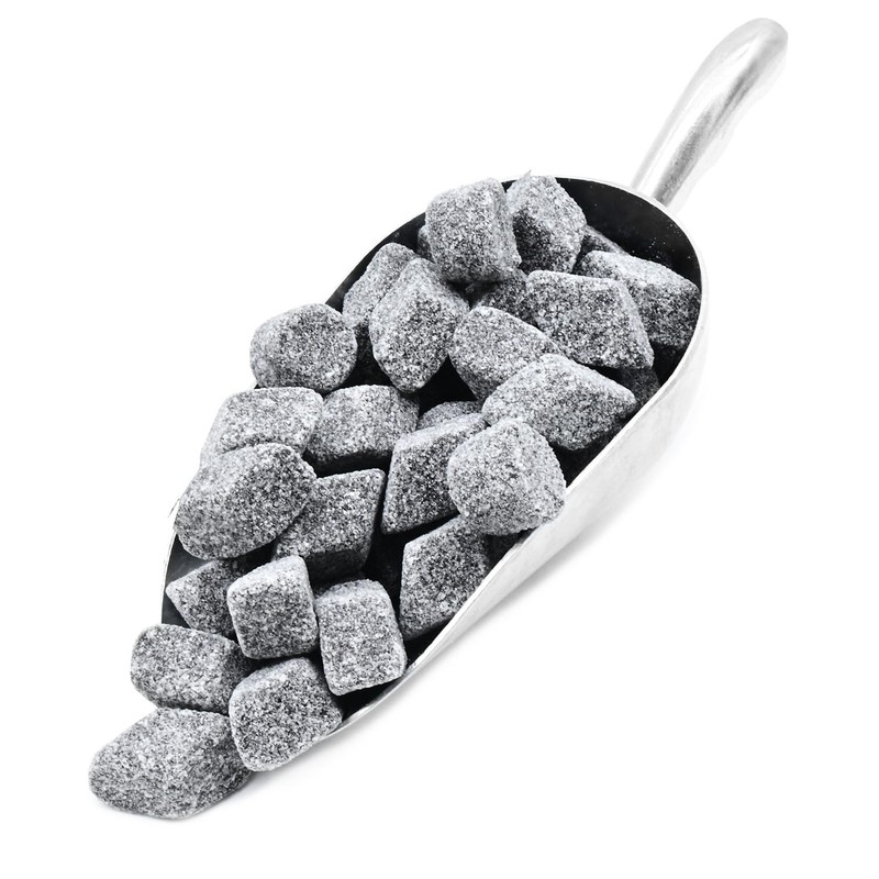 Candy Retailer Dutch Black Licorice Gems and Diamonds 1 Lb