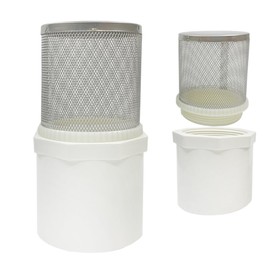 YONYONICE DN50/2 inch Suction Strainers Stainless Steel Filter Cover Connected to DN50/2 inchPVC Water Pipe Used to Remove Debris and Reduce Solid Entry