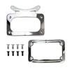3162 Curved License Plate Holder Frame Fits 1991-2010 Select Harley