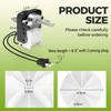 2 Pack Universal Bathroom Vent Exhaust Fan Motor SM550 Replacement