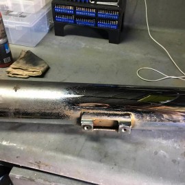 renegade rebel pipe dream chrome polish and conditioner bumpers stack rust stain