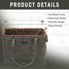 Canvas Tool Tote Bag | 16OZ Waxed Canvas Tool Carrying