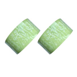 Mailed It Designer Green Floral© Small Business Packing Tape - Pretty Packaging Tape for Shipping - Set of 2-2" x 55 Yds Each (Green, 55 Yd 2 Rolls)