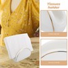 MAGICLULU Ceramic Napkin Holder with Golden Edging Stylish Tabletop Napkin